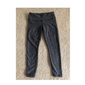 Lululemon 7/8 tight herringbone REGULAR rise